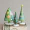 Hello Honey® 6.25" Multicolor Dots Glitter Christmas Tree Figurine